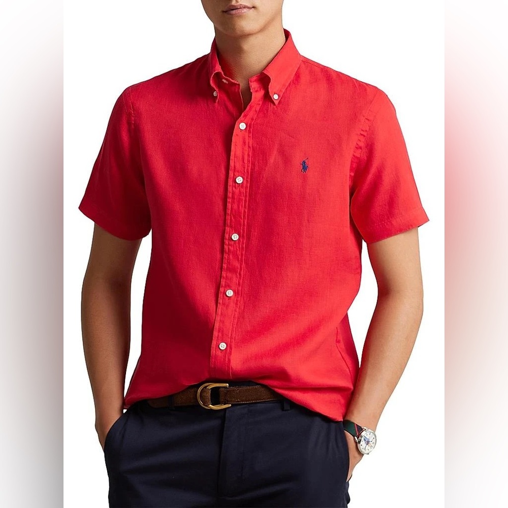 Polo Ralph Lauren
Classic-Fit Short-Sleeve Linen Shirt